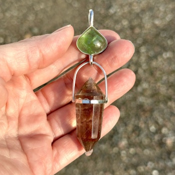 Merlin - Green Tourmaline with Citrine Vogel