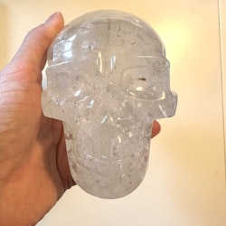 Clear Quartz skull