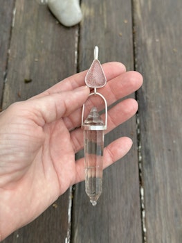 Awakening ro your inner power- Super seven with Clear Quartz Vigel
