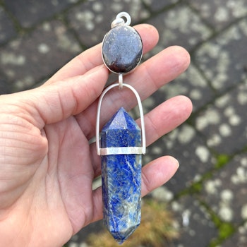 Star Sapphire with Lapis Lazuli- Star seed High Priestess