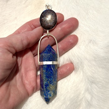 Star Sapphire with Lapis Lazuli- Star seed High Priestess