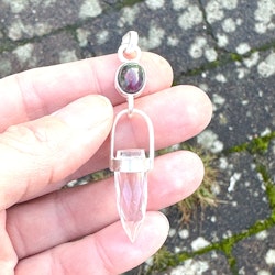 Creatrix- Black opal with clear Quartz