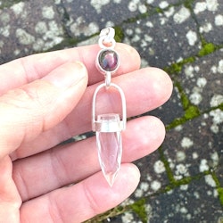 Creatrix- Black opal with clear Quartz