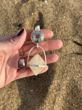 Awaken your origin and your dragon/soul partner from Orion- Green Amethyst with large  Herkimer Diamond