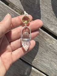 The shining one- Citrine with Dragon Egg.