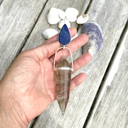 Isis- Sophia- the wisdom keeper - Lapis Lazuli with Citrine Vogel