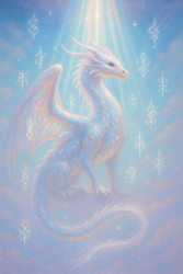 Dragon of birthing the new world- Velo Opal with clear quartz dragon egg