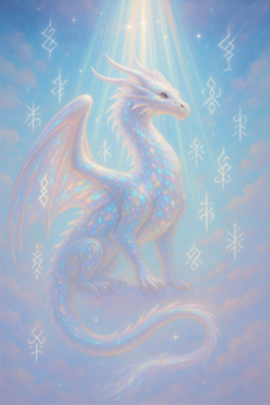 Dragon of birthing the new world- Velo Opal with clear quartz dragon egg