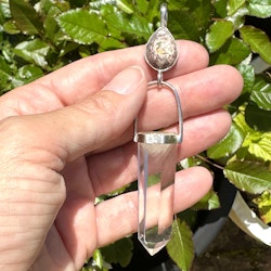 The owl of Isis comes flying in- mexican fire opal with phantom  quartz