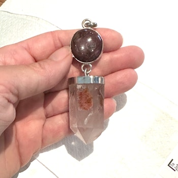 Star Ruby with Lithium Quartz-