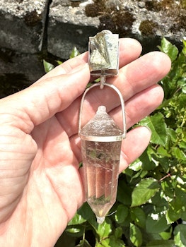 Golden dragon of abundance- Crystalline Pyrite with Citrine Vogel crystal.