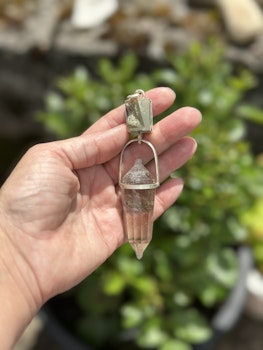 Golden dragon of abundance- Crystalline Pyrite with Citrine Vogel crystal.