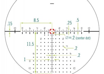 Vortex Razor HD GEN III 1-10x24 riktm EBR-9 MRAD 34mm