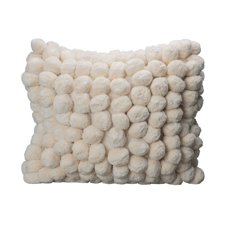 Pillow Pompom white