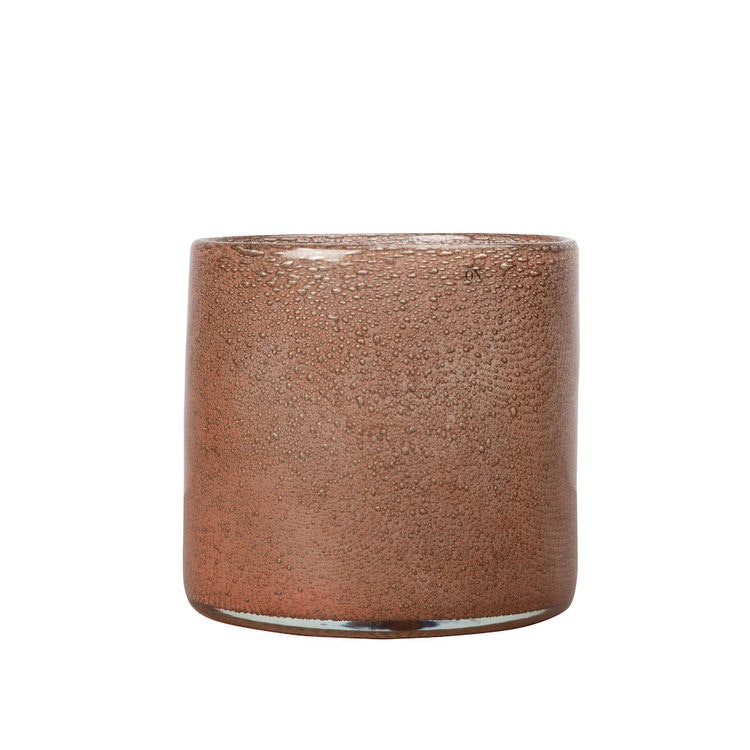 Vase/Candle holder Calore M Rusty red/Brown