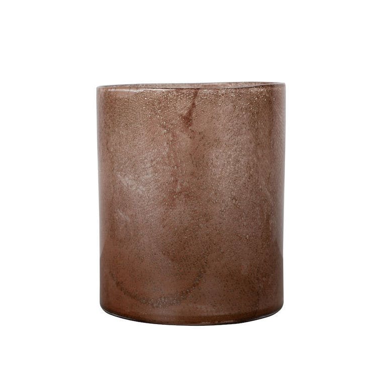 Vase/Candle holder Calore L Brown/Rusty red