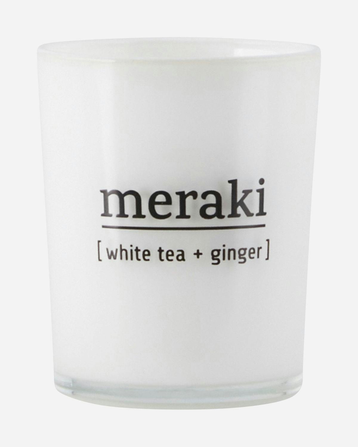 Meraki Doftljus - White tea & Ginger litet