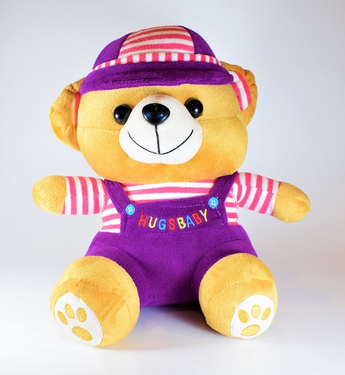 Nalle Hugsbaby Lila och Rosa 32cm