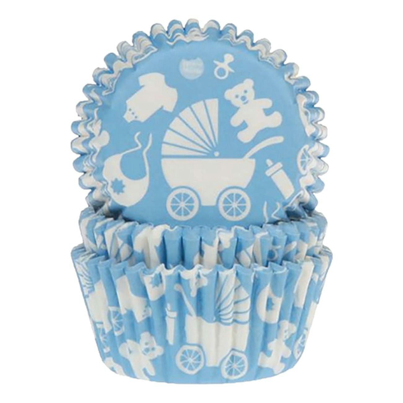 Muffinsformar Babyshower Baby Blå