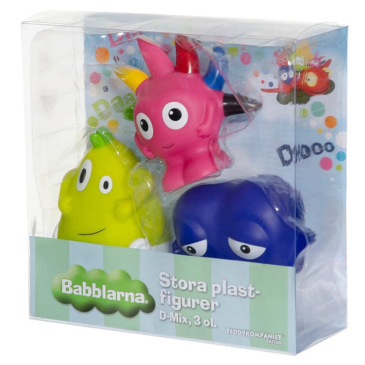 Plastfigurer Babblarna D-Mix 3-pack