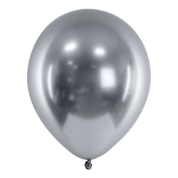 Latexballonger Krom Silver 30cm