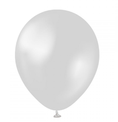 Latexballonger Premium Metallic Silver 30cm