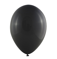 Latexballonger Metallic Svart 28cm