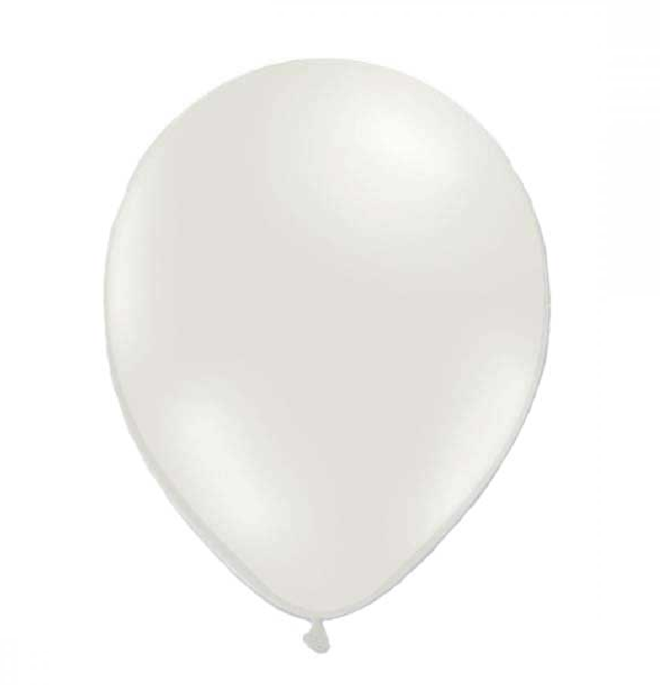 Latexballonger Metallic Vit 28cm