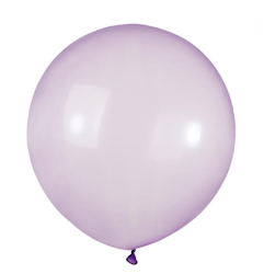 Latexballonger Crystal Clear Regnbåge Lila 48cm