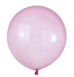 Latexballonger Crystal Clear Regnbåge Rosa 48cm