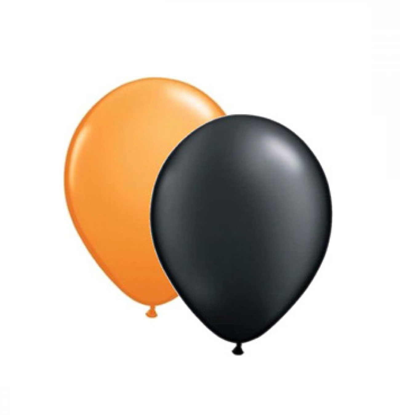 Ballongkombo Svart & Orange 28cm