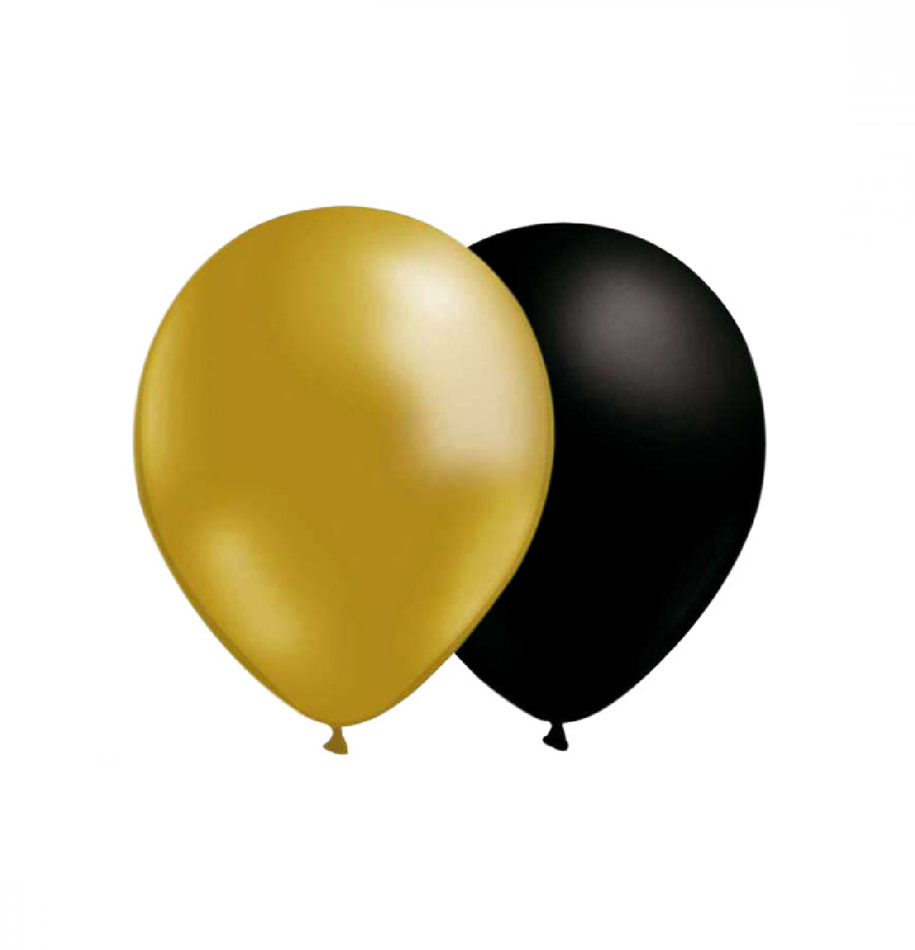 Ballongkombo Guld & Svart 28cm