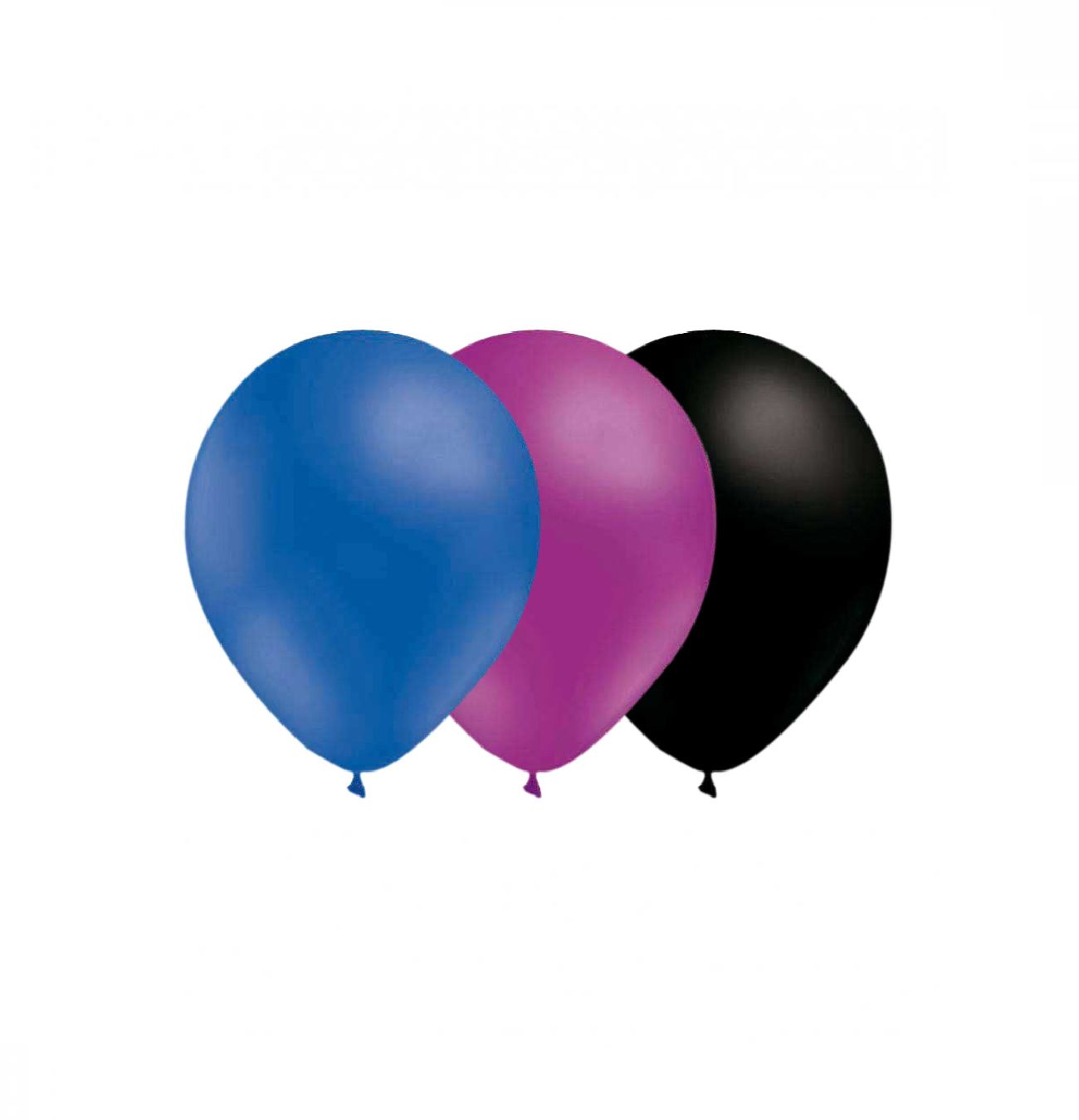 Ballongkombo Blå-Lila-Svart 28cm
