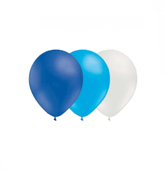 Ballongkombo Blå-Ljusblå-Vit 28cm