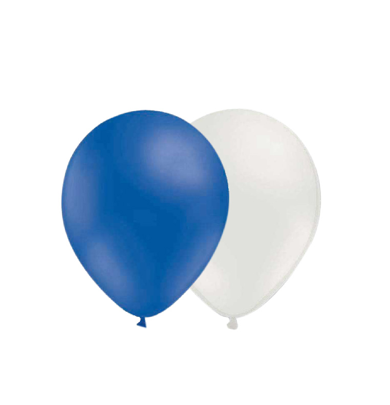 Ballongkombo Blå & Vit 28cm
