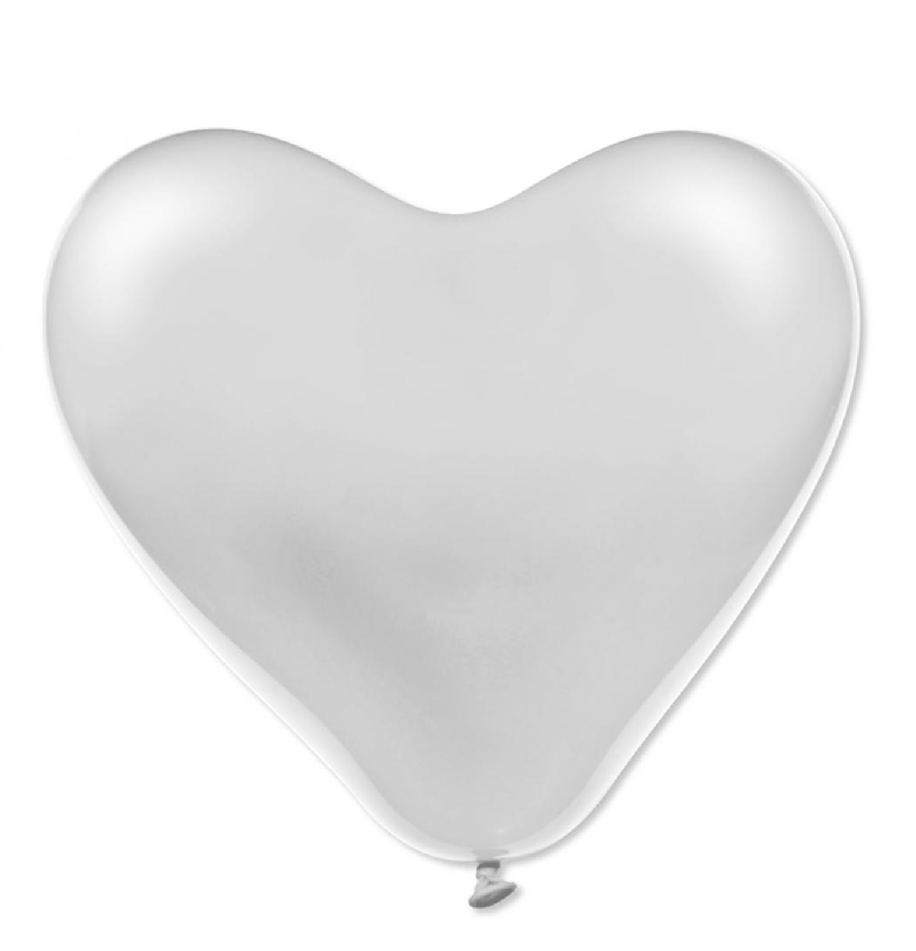 Latexballonger Hjärtformade Vit