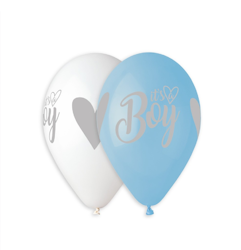 Latexballonger Premium It´s a Boy 5-pack 33cm