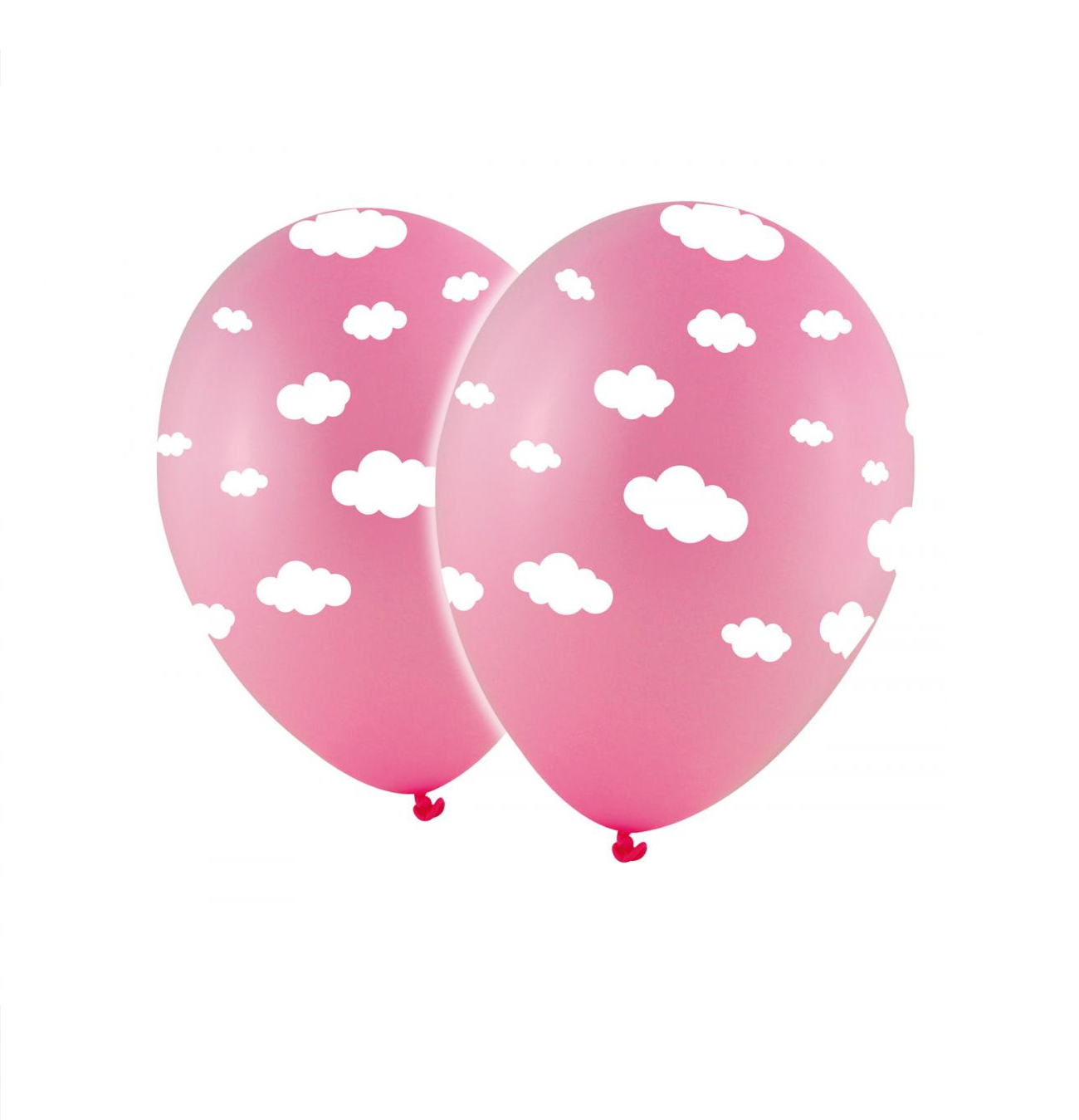 Latexballonger Baby Rosa Moln 10-pack