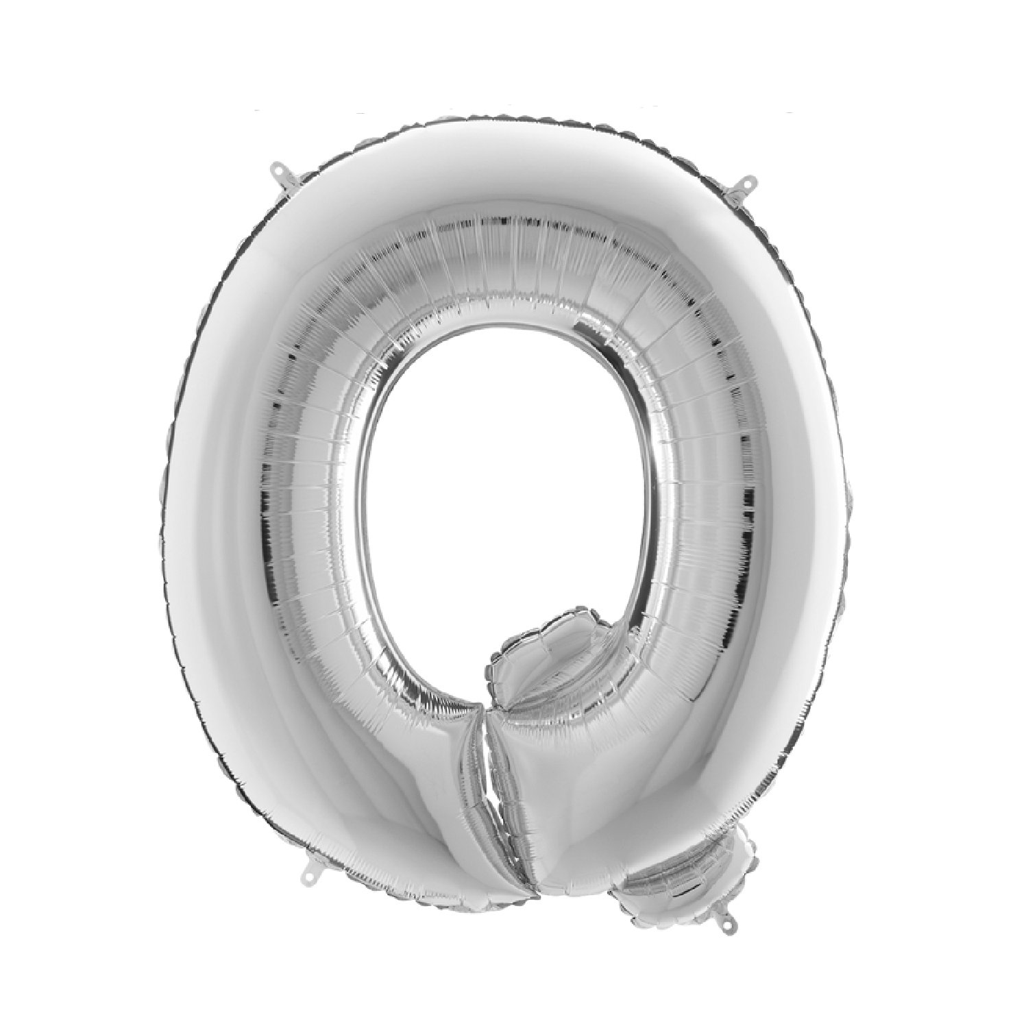 Bokstavsballong Folie Silver 100cm