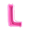 Bokstavsballong Folie Rosa 100cm