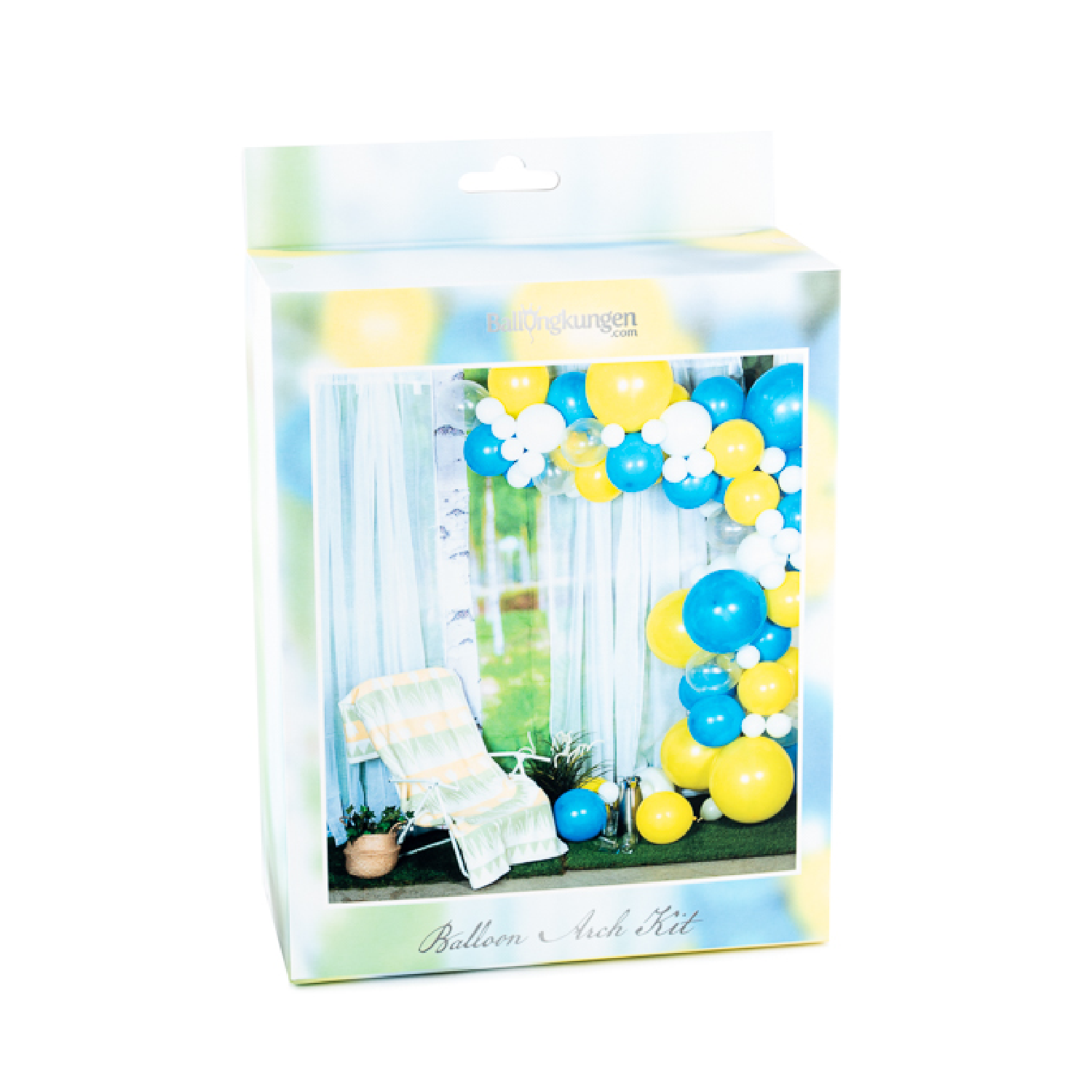 Ballongbåge Arch Kit Gul & Blå