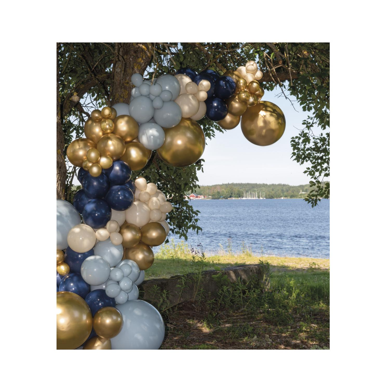 Ballongbåge Arch Kit Premium Blå