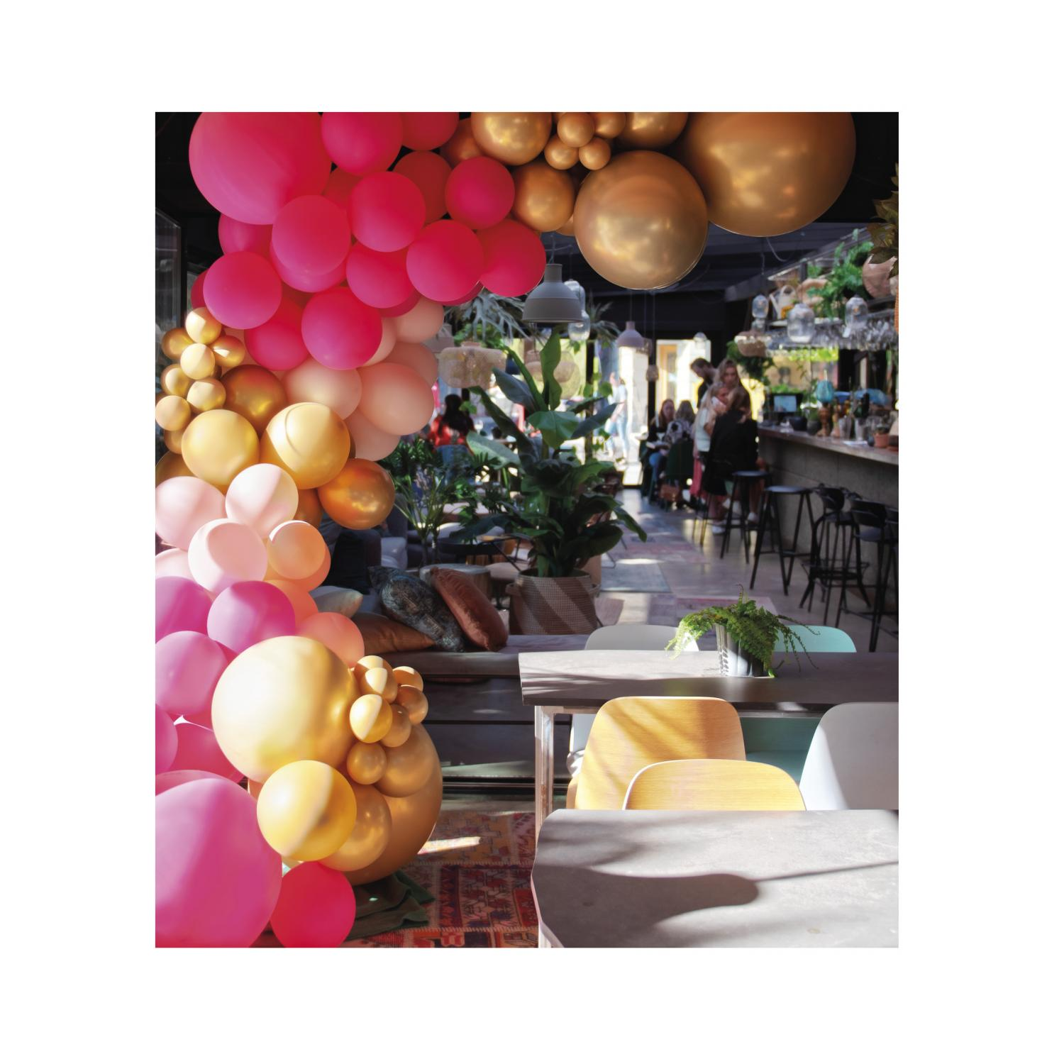 Ballongbåge Arch Kit Premium Rosa