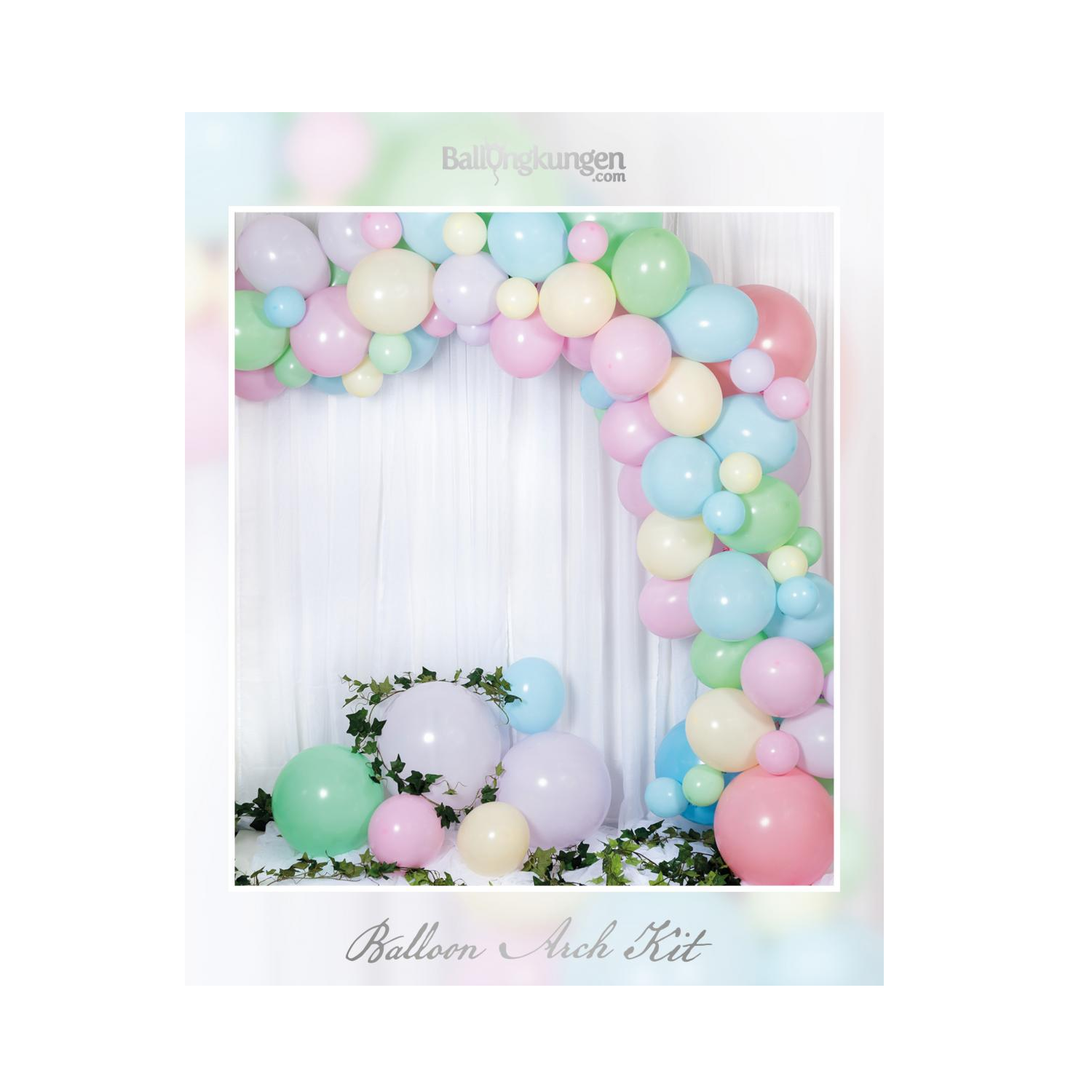 Ballongbåge Arch Kit Pastell