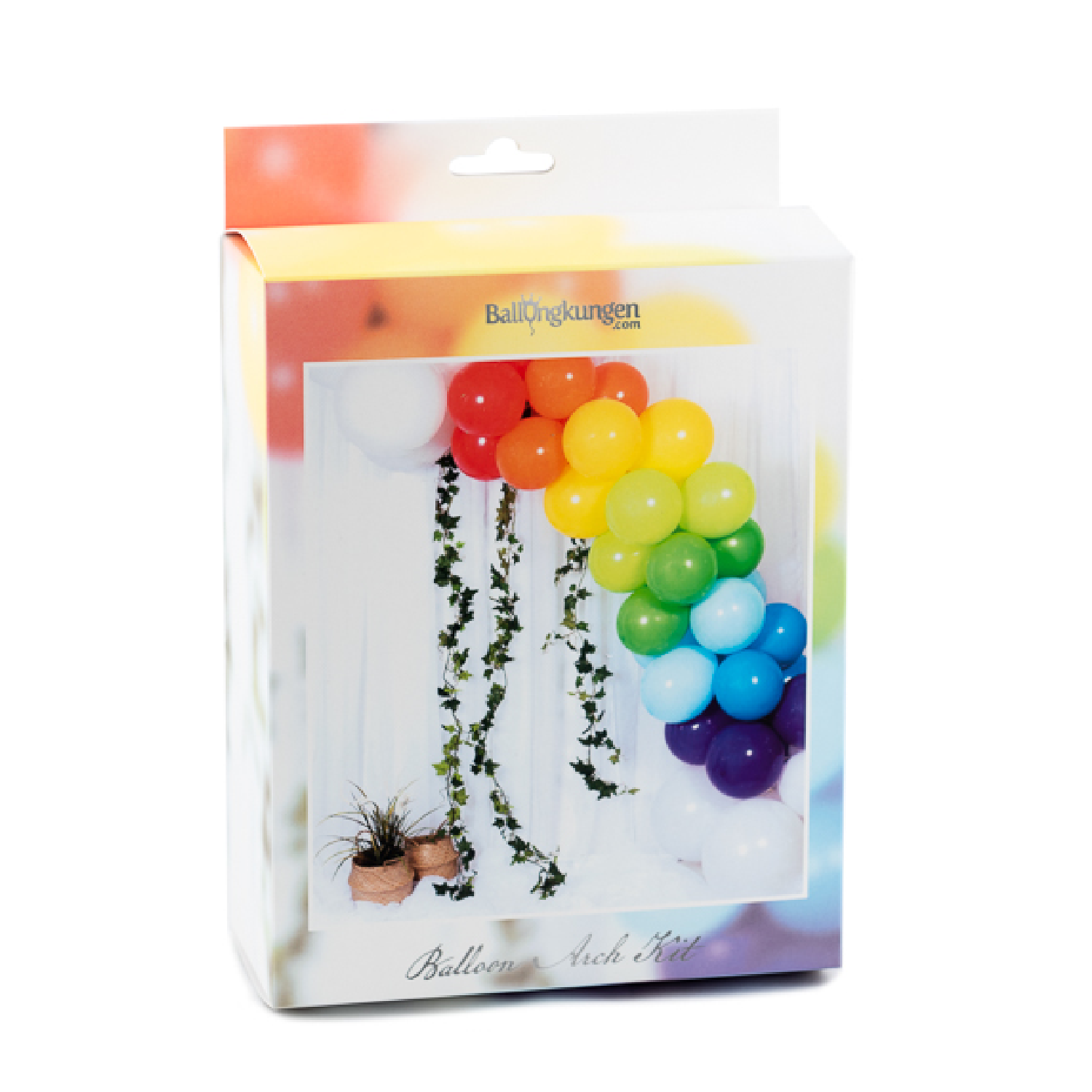 Ballongbåge Arch Kit Regnbåge