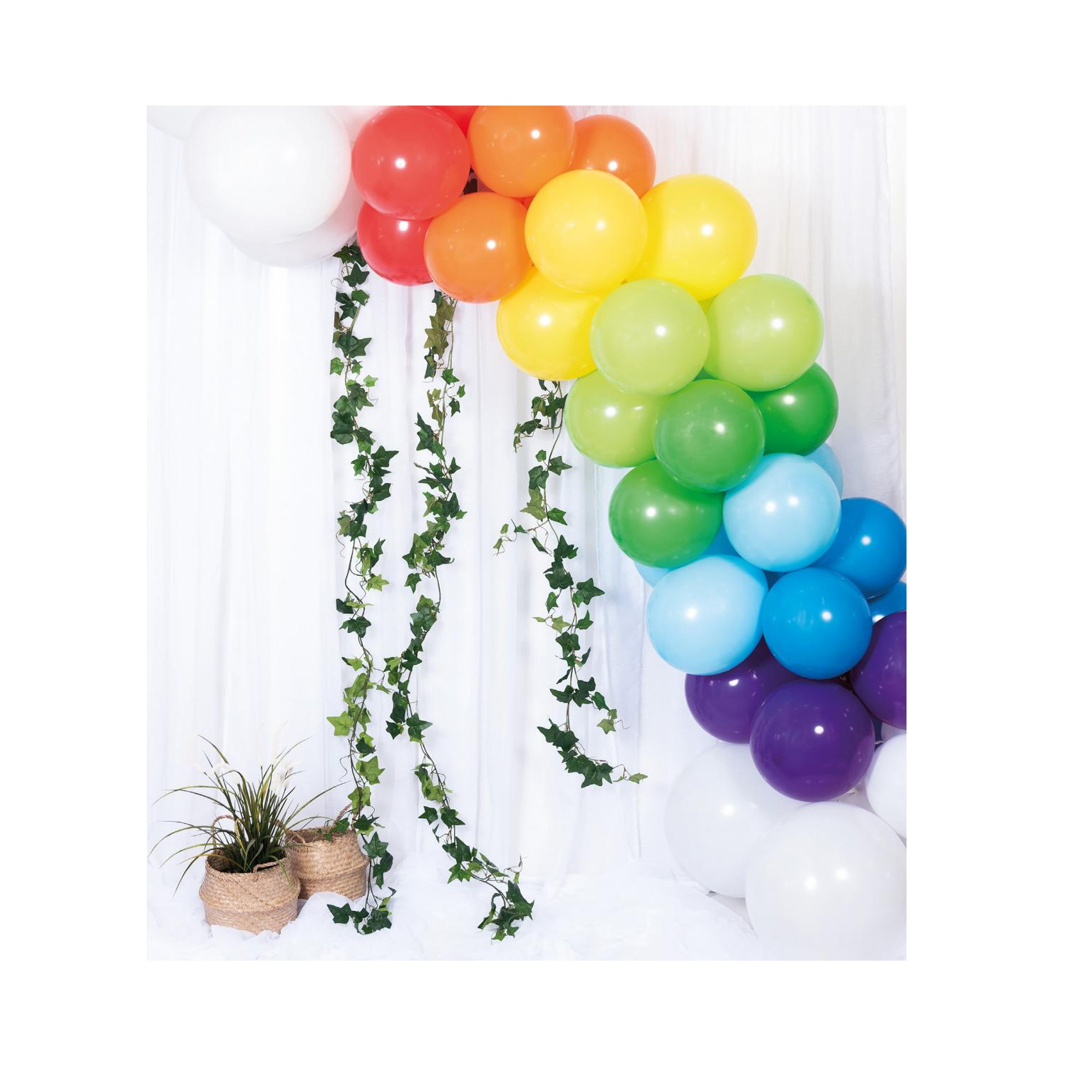 Ballongbåge Arch Kit Regnbåge