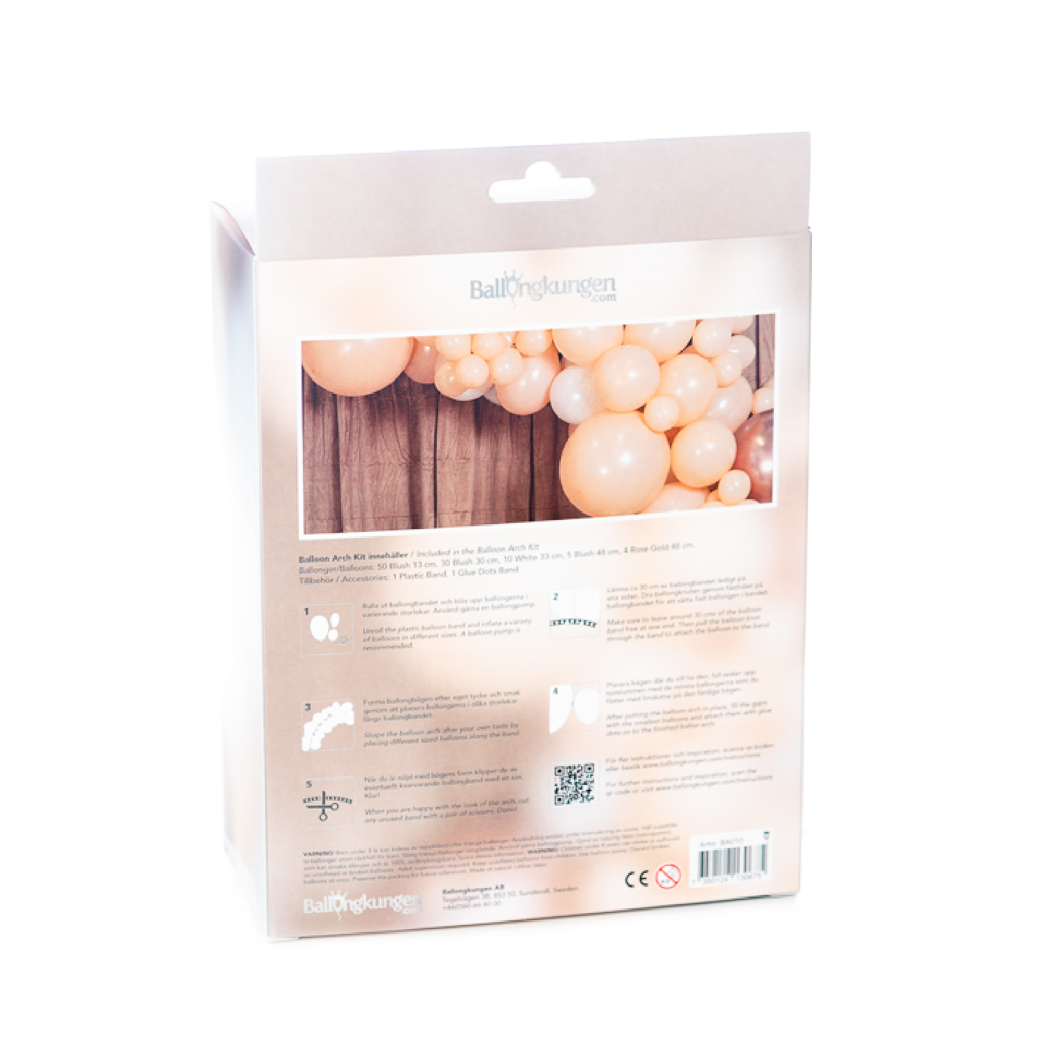 Ballongbåge Arch Kit Gold Blush