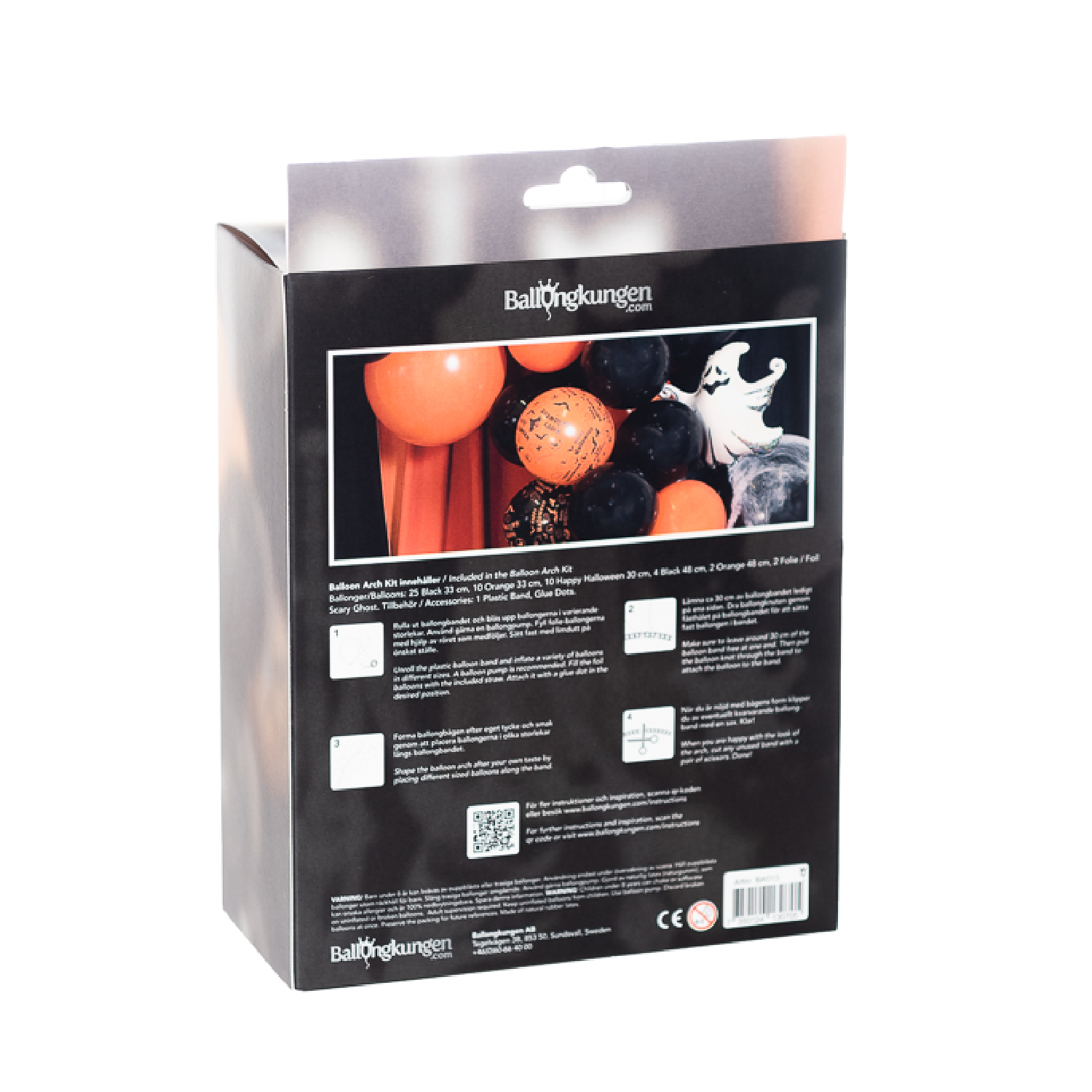 Ballongbåge Arch Kit Halloween