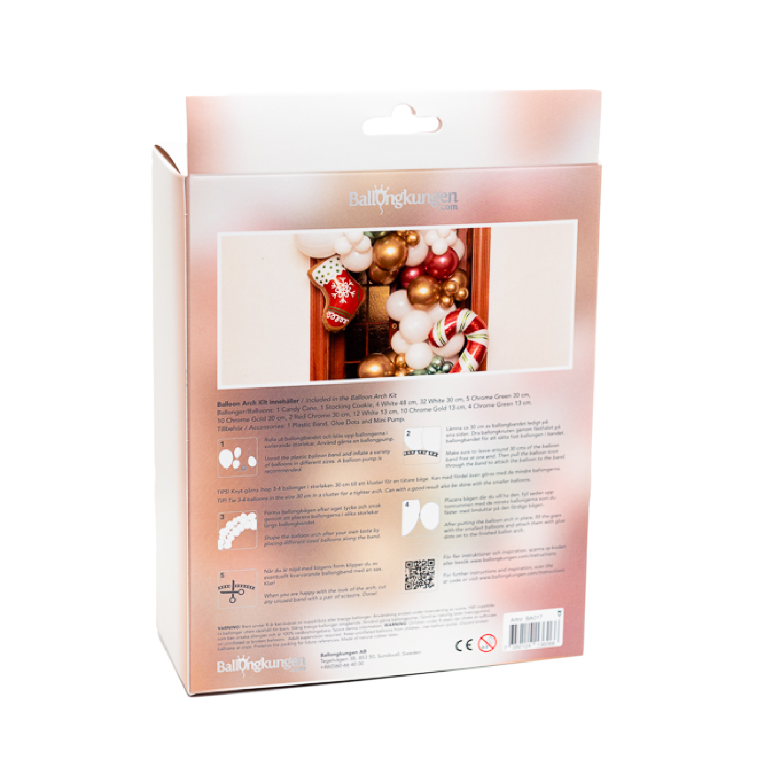 Ballongbåge Arch Kit Christmas