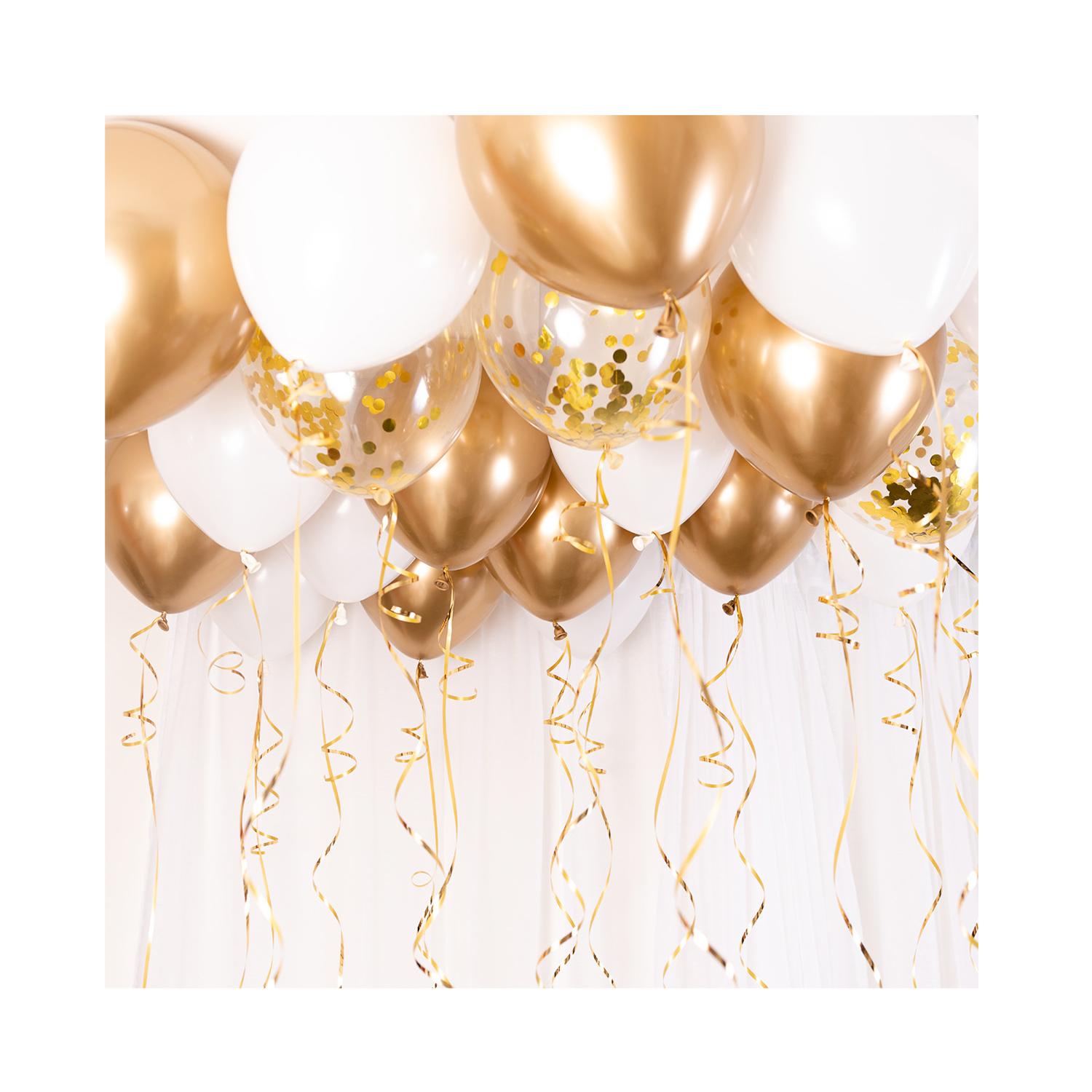 Takballonger Ceiling Kit Guld Krom